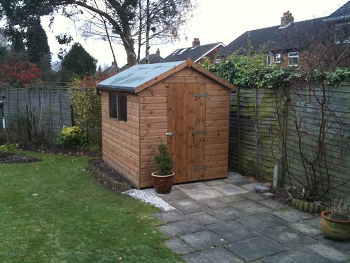The new shed.