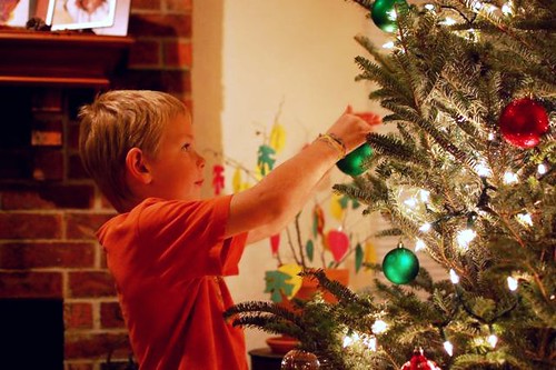 hanging an ornament