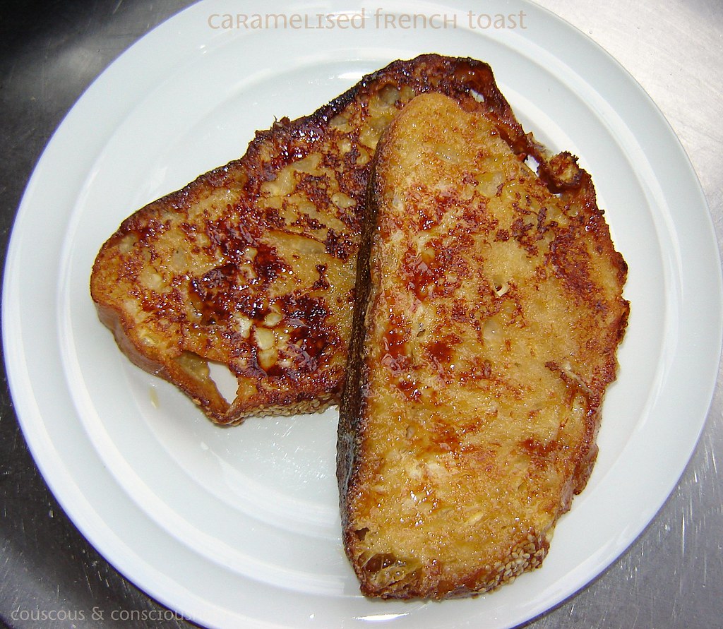 Caramelised French Toast with Raspberry Compote 2, cropped & edited