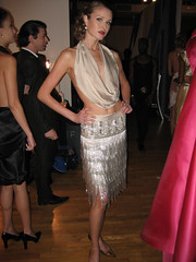 The beaded dress I made for Malan Breton, my first Fashion Week