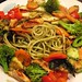 Pasta with Pesto, Grilled Chicken and Vegetables