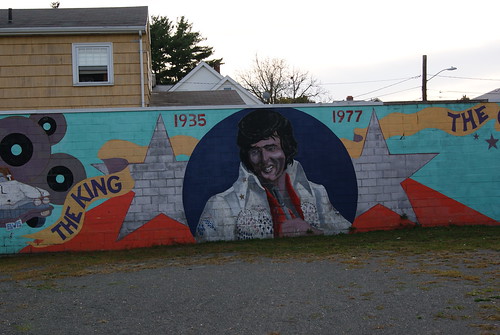 Elvis Mural, Newton MA