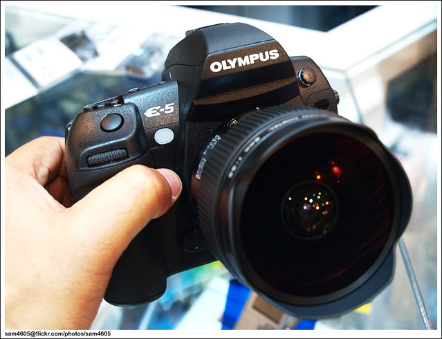 New Olympus E-5 + 8mm FE lens
