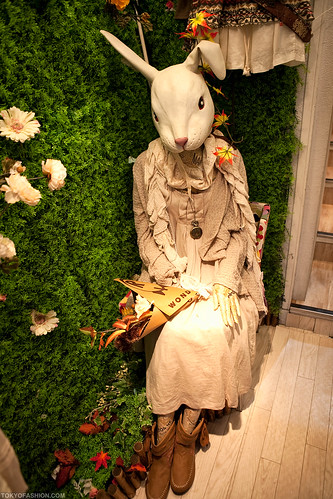 Japanese Mori (Rabbit) Girl in Harajuku