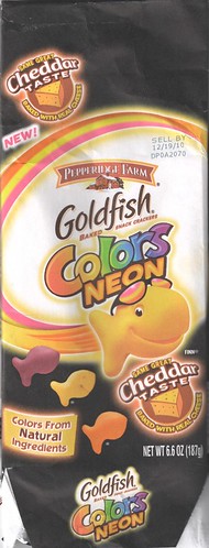 2010 Pepperidge Farm Goldfish Colors Neon bag