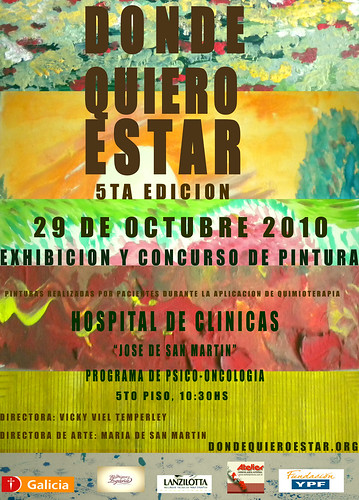 Poster principal de Concurso y Muestra Donde Quiero Estar 5ta. Edición