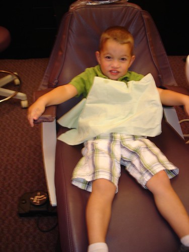 Ethan's first dental visit