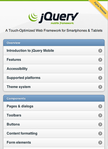 jQuery Mobile Demo Page
