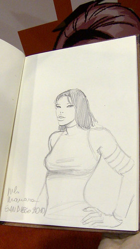 Milo Manara Sketch of Psylocke