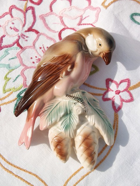 Ceramic Parrot - front