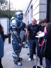 Master Chief outside the Halo Reach London Launch