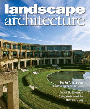 Landscape Architecture magazine, cover
