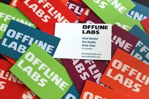 Offline Labs business cards