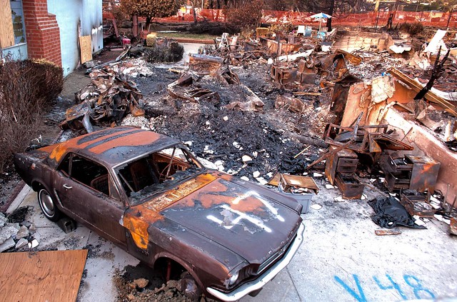 Burned Home, San Bruno Gas Line Explosion, 2010