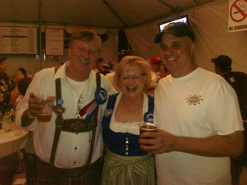hangin' with the King and Queen of Tempe Oktoberfest