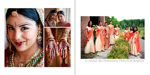 Indian Wedding Ceremony Bridesmaid Portraits