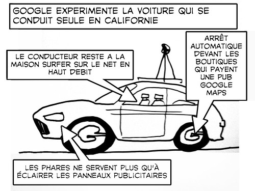 Google car: La voiture sans chauffeur: picture google car project plan by danielbroche