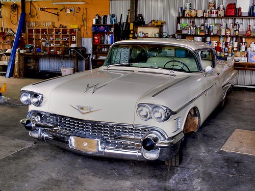 1958 Cadillac Coupe De Ville by 46 Olds Formerly 57 Buick 