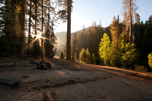 Morning Breaks over the Merced, Little Yosemite Valley
