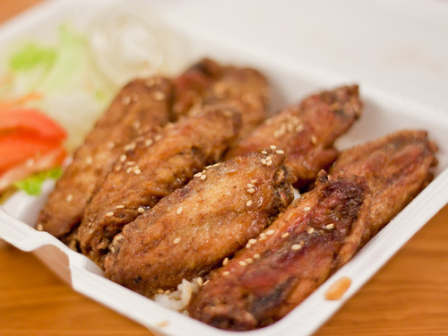Chicken wing lunch special (Tebaya)
