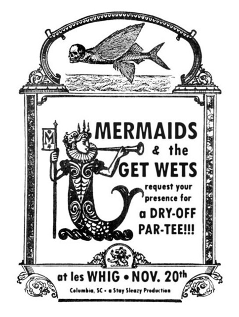 Mermaids/Get Wets Dry-Off Party at les Whig, Nov. 20th