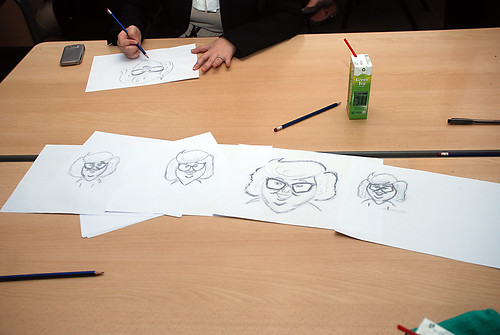 Caricature Workshop for AIA Alexandra - Day 1 - 27