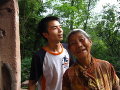 Our hosts, Jave and his &quot;nai nai,&quot; grandmother