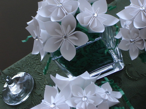paper flowers wedding centerpiece. wedding centerpieces of paper