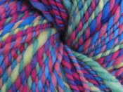 3.8 oz 2 ply Hand Spun Merino Wool Aran Yarn "Rainbow"