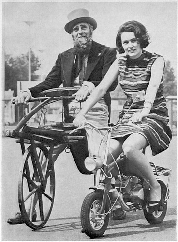 Around 1965: Hobbyhorse versus mini moped