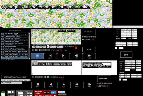 Flowering Tree - subtitles and video player program