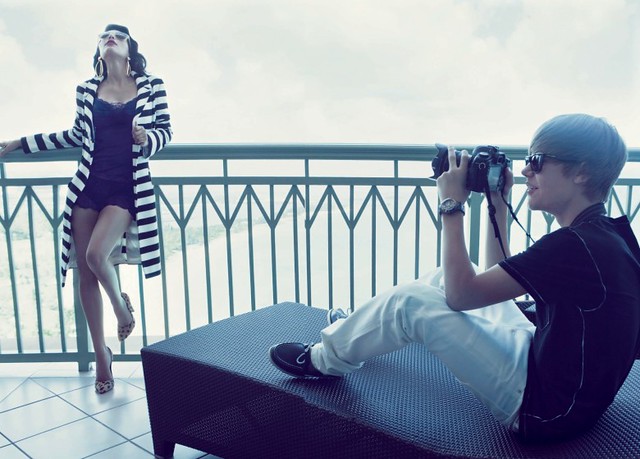 Justin Bieber and Kim Kardashian photoshoot for ELLE magazine 12 by CelebrityFashion