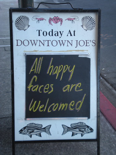 Sign in Downtown Napa
