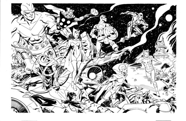 Avengers by Paul Smith from ComicArtFans Malcolm Bourne