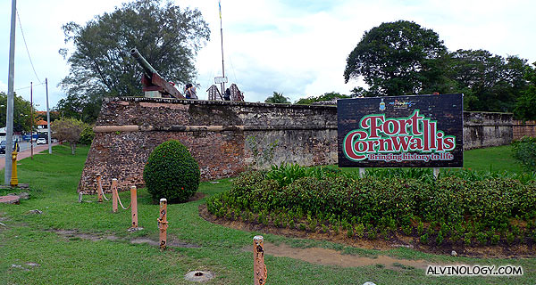 First stop - Fort Cornwallis