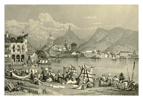 040-Como-Italia-Sketches by Samuel Prout in France Belgium….1915