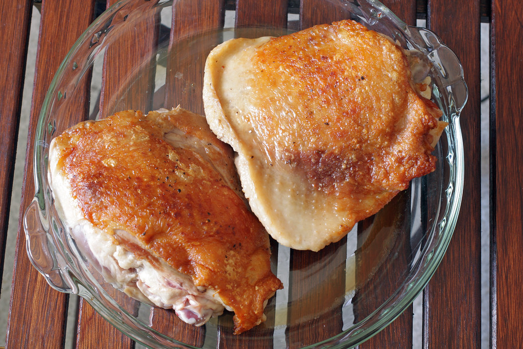 browned turkey thighs