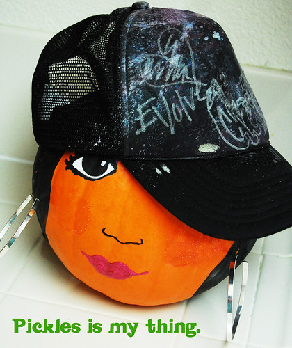 snooki pumpkin with hat