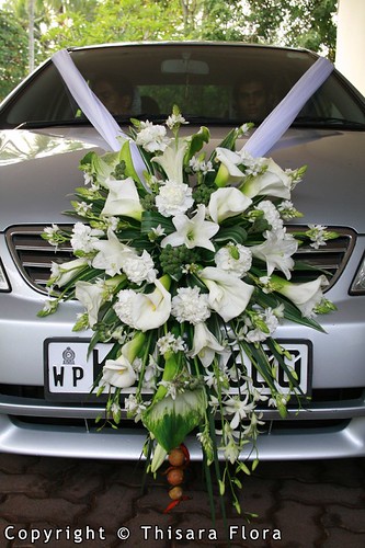 Wedding Car Decorations from Thisara Flora