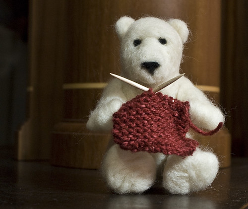 Felted Bear Knitting