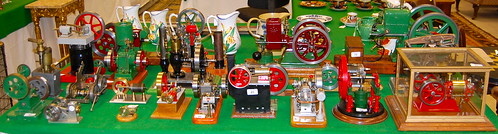 Some of the 43 Steam engines, with estimates ranging from £50 to £500