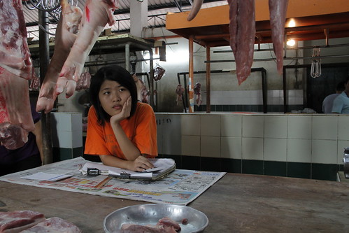 [INHALATION] Mei (Susan Lee Fong Zhi) musing in a butcher shop
