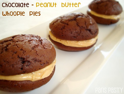 Chocolate - Peanut Butter Whoopie Pies