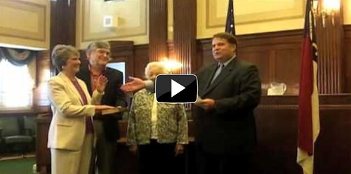 Patsy Keever swearing in