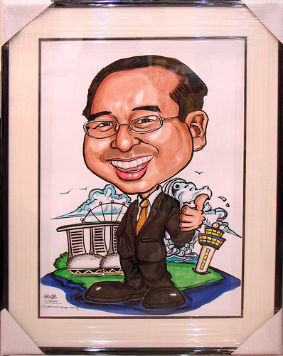 Caricature for Bank of Tokyo Mitsubishi UFJ