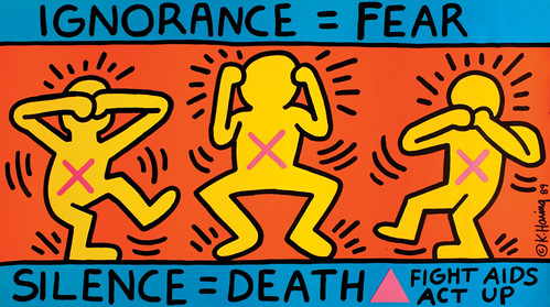 USA_IgnoranceEqualsFear_Keith Haring.1989