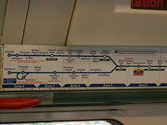 Inside Tube Picadilly Line 1