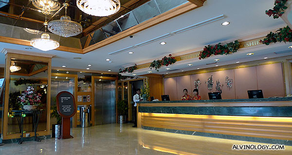 Hotel Malaysia's lobby - where I stayed
