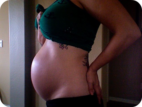 36 weeks/9 months pregnant