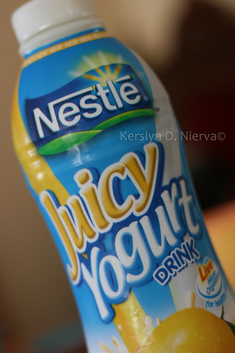 Nestle Juicy Yogurt. This is one of my favorite healthy drinks.